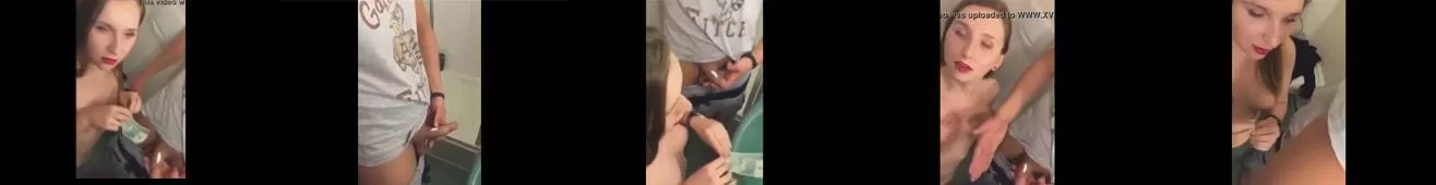 Polish schoolgirl sniffing cocaine from penis
